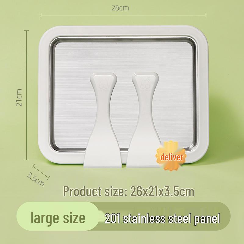 Homemade Ice Cream Roll Maker: No Plug Needed, Stainless Steel, Perfect for Kids and Adults