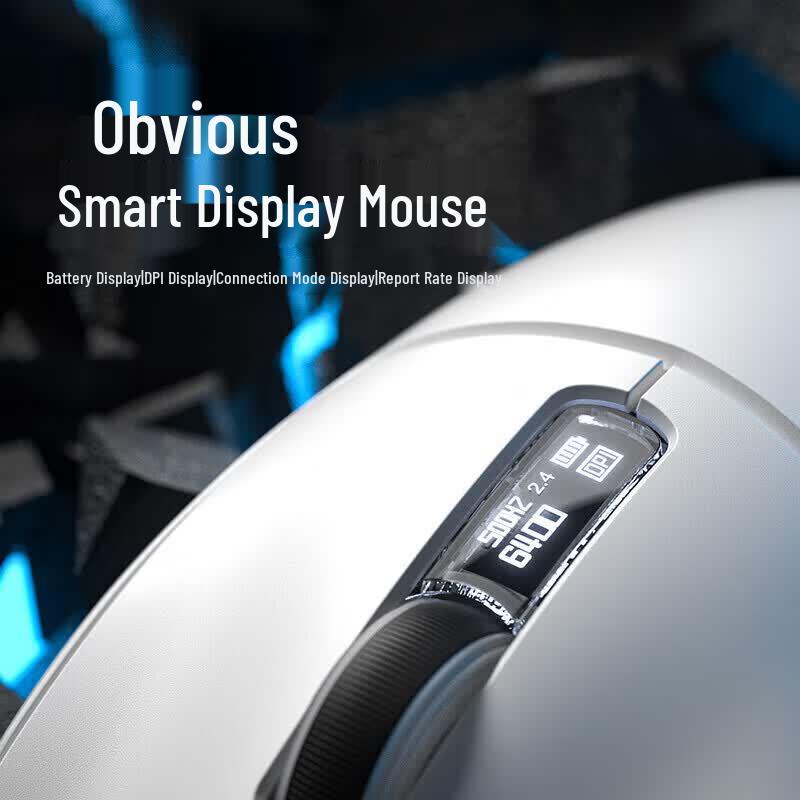 AULA SC580PRO Tri-Mode Gaming Mouse with Screen Display