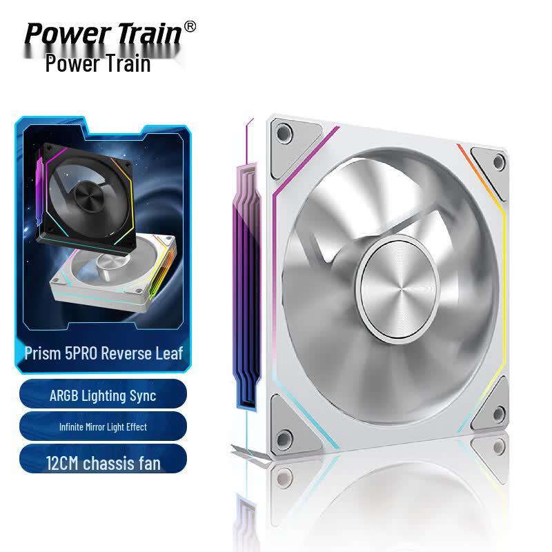 PowerTrain Prism 5 PRO ARGB 12CM PC Case Fan