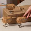 Decorative Bird Sculptures for Bedroom Rustic Metal Birds Decoration, Outdoor Garden Statue Ornaments, Unique Statues Birthday Gifts Distressed