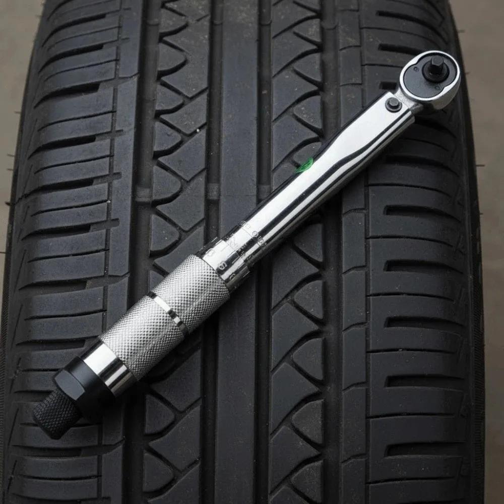 5-25N-m Preset Torque Wrench 1/4 Inch Adjustable Torque Tool Handheld Multi-function Ratchet Torque Wrench Mountain Bike