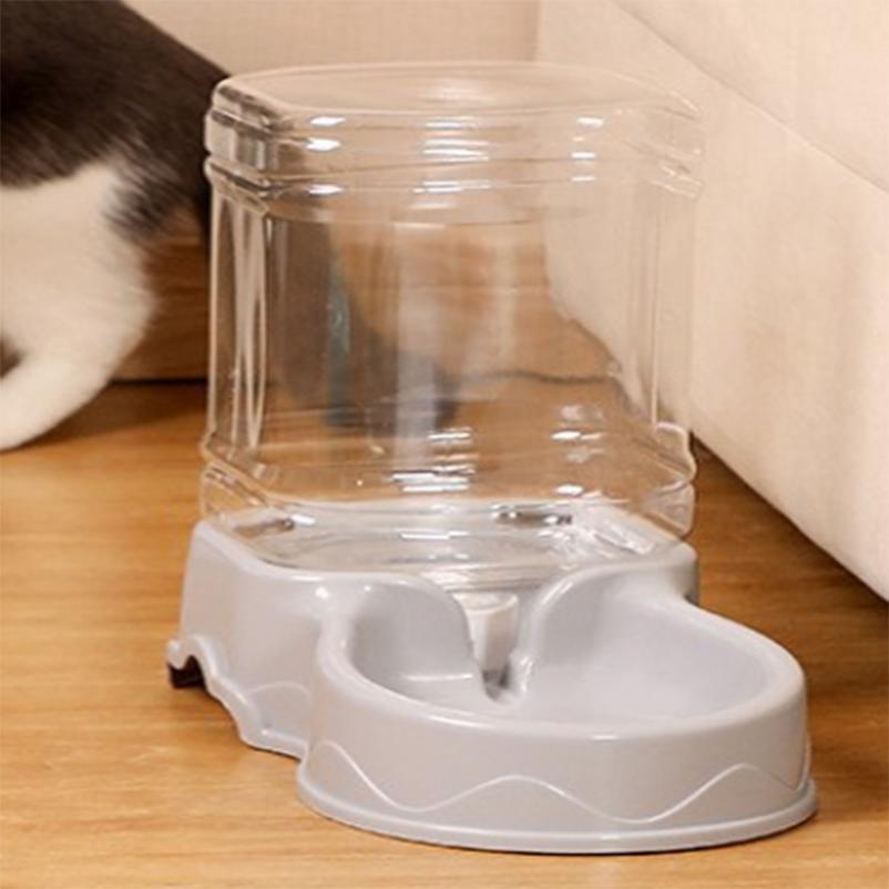 Alimentador automático para animais de estimação Tigela para beber gatos Tigela para gatos Tigela para cães de grande capacidade Balde de armazenamento de alimentos combinados de 3,8 L Suprimentos para animais de estimação