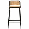 VidaXL Tabourets de bar lot de 4 bois massif manguier brut, chaise, chaise de bar de cuisine, chaise de bistrot, chaise de 4013531