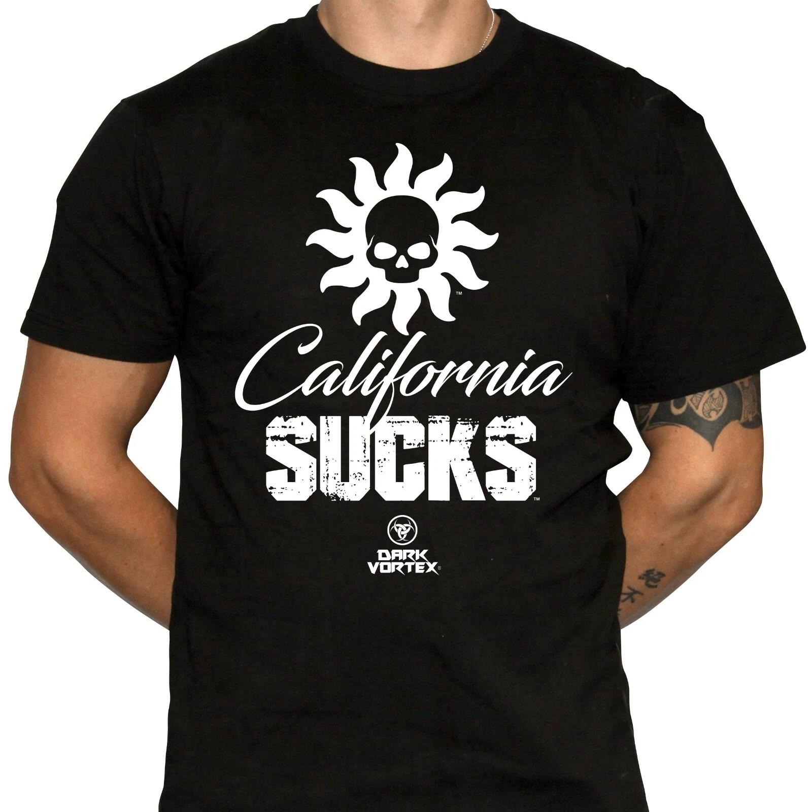 CALIFORNIA SUCKS T-Shirt - California Humor - Political Humor - 100% Cotton S