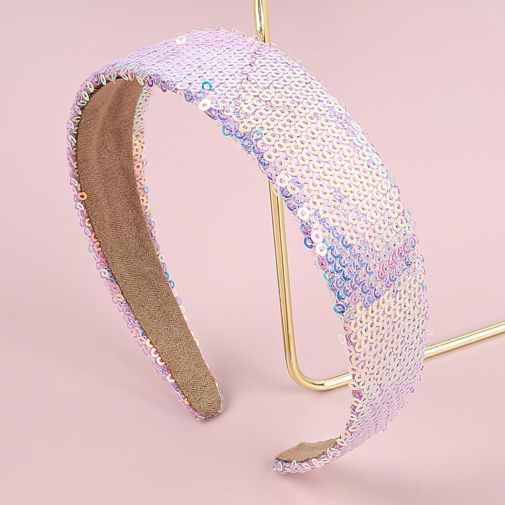 Serre-têtes à paillettes tendance Filles Brillants 3CM Serre-têtes Filles Femmes Serre-têtes Enfants Enfants Décoration de fête Accessoires pour cheveux