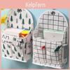 Large Storage Cotton Capacity Linen Bag Home Wall Mounted Organizer Hanging Bag Closet Toy Box Container Organizer Fabric Basket