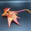 3D Printed Flying Dragon Figurine Movable Joints Winged Dragon Figure Articulated Dragon Model Fidget Toy Desktop Decoration Ornament