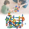 Building Magnetic Blocks Toy For Children With Scene Track Scene Design Supplies