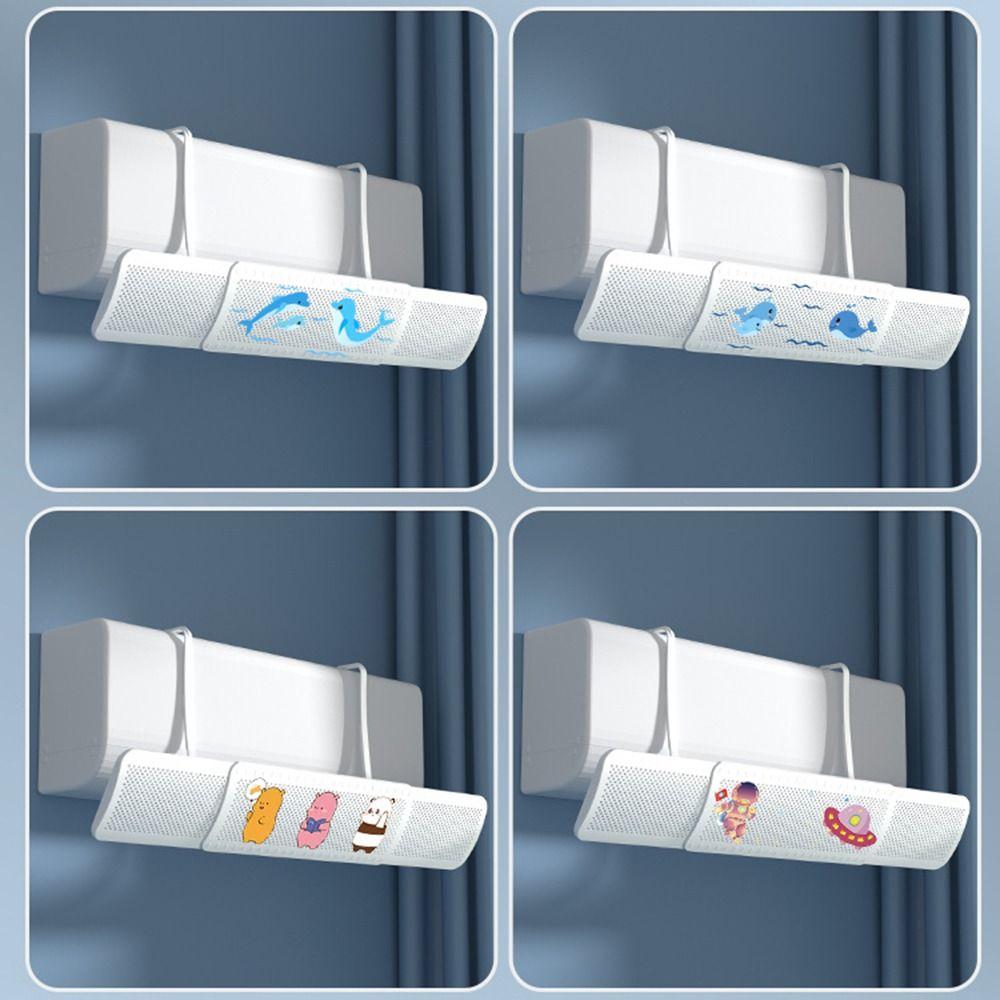 Retractable Wind Direction Baffle Anti Direct Blowing Wind Guide Air Diverter Cover  Babies