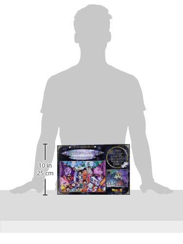 ENSKY 1000-AC006 1000-Piece Jigsaw Puzzle: Dragon Ball Super: Super Warriors Protecting Earth! Art Crystal Jigsaw Puzzle (50x75cm)