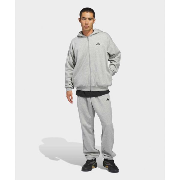 Adidas Basketball Loose Fit Hooded Zip Sports Jacket Unisex Jackets KB7562