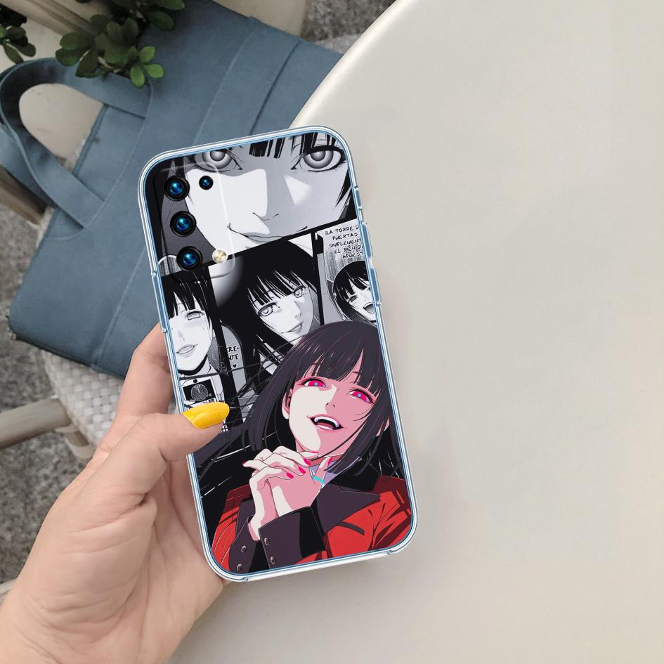 PP42 Kakegurui Transparent Phone Case for Motorola Moto G40 G04 G05 One Ace Action  Fusion + Plus Hyper Macro Vision Zoom