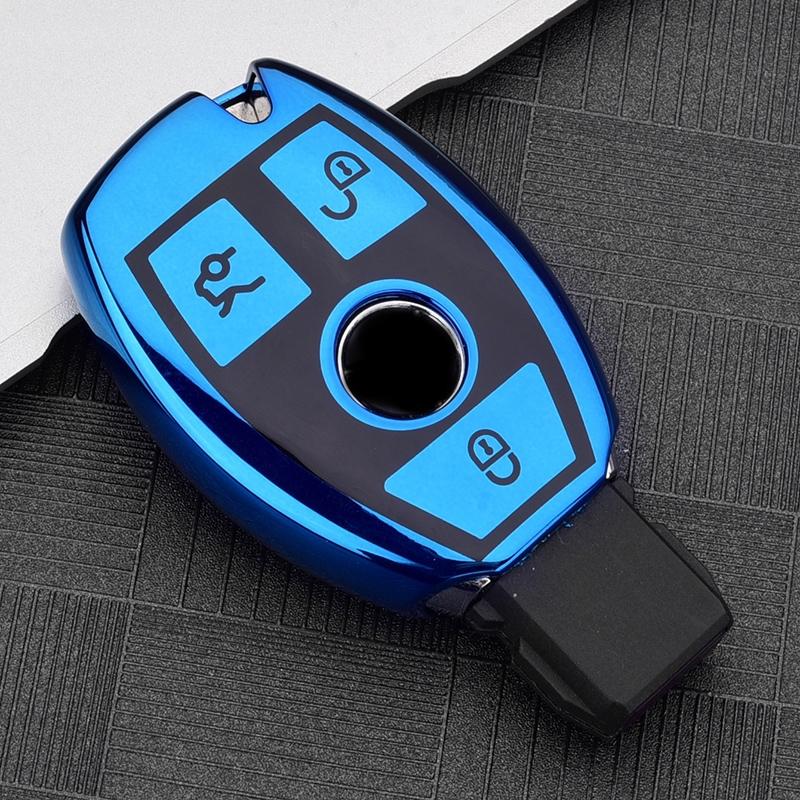 For Mercedes Benz A B G R Class GLA GLK W176 W204 W251 W463 Soft TPU Car Remote Key Case Cover Fob Accessories