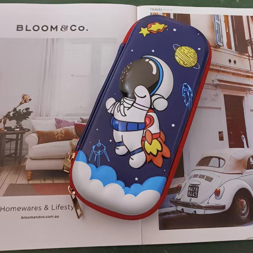3D Cartoon Pencil Case - Cute, Large Capacity Stationery Bag for Kids, Boys & Girls