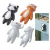 Ceramic Animal Hooks for Kids Room Decorative Cabinet Door Drawer Pulls Easy Installation
