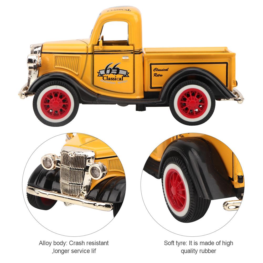 1/36 Pickup Car Toy Pickup Truck Toy Sound Light Truck Model Car Toy for Boys Kids Girls Home