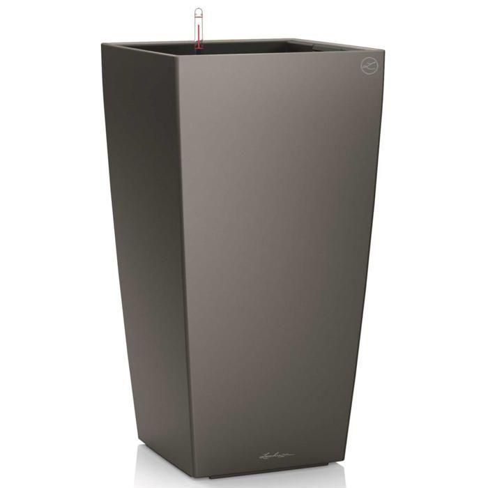 Lechuza jardinière cubico 30 all-in-one charbon 18184