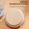 Nail Glass Wash Cup with Lid & Filter Screen, Nail Brush Cleaner Cup Gel Brush Cleaning Tool