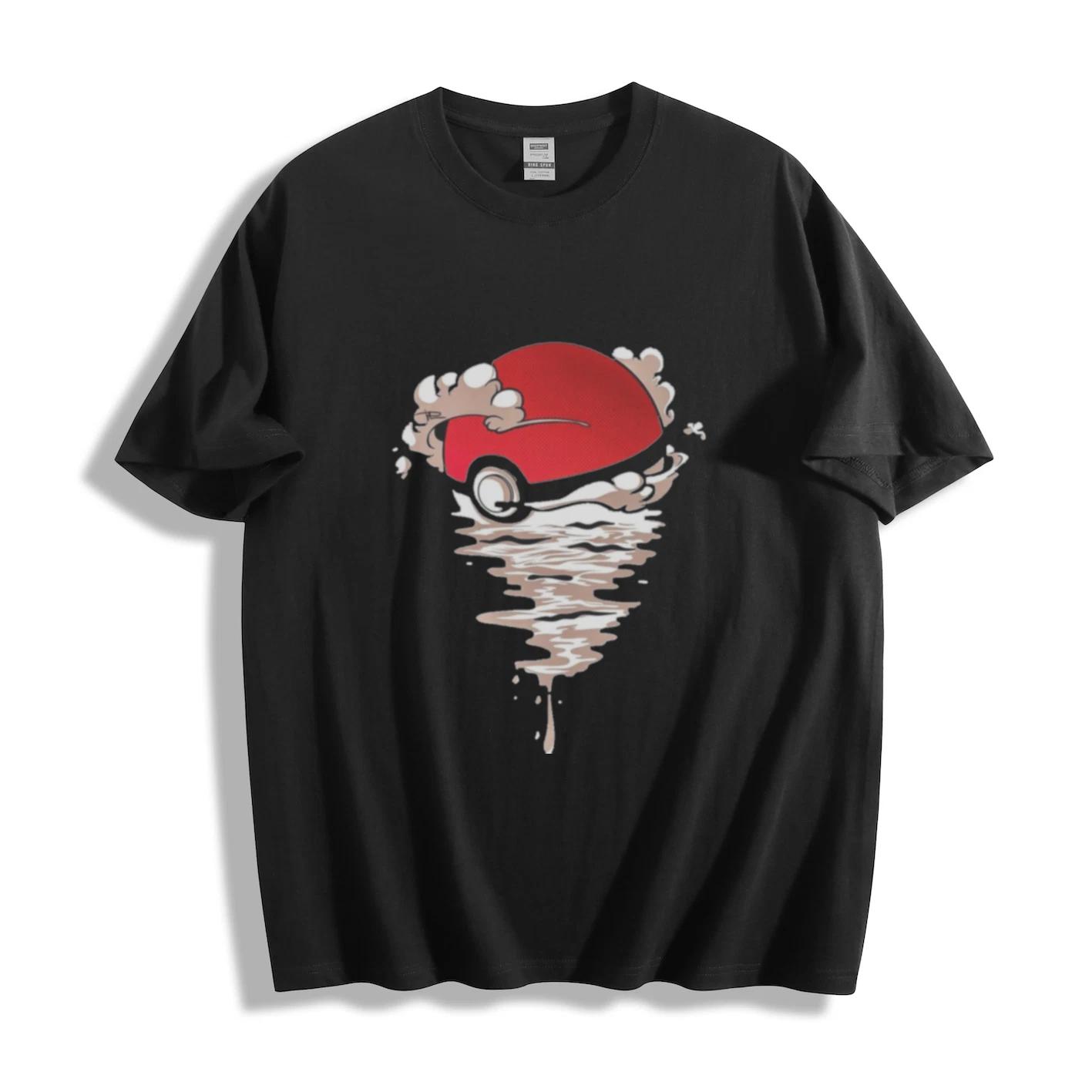 Футболка с графическим принтом Pokémon Poké Ball Water Splash S