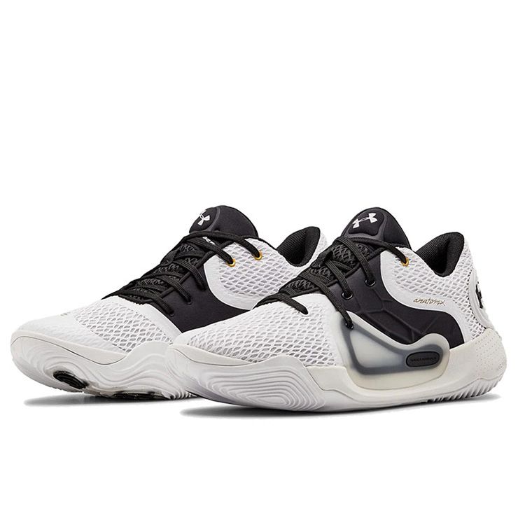 Under Armour Anatomix Spawn 2 Bílé Černé Unisex Tenisky 3022626-100