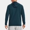 Under Armour Rush Series Logo Print Sports Hoodie Jacket Men Tops Light-Grey Blue 1367770-413