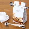 2-In-1 Stainless Steel Coffee Measuring Coffee Scoop Multifunctional Food Sealing Clip Tea Milk Powder Scoop Coffee Accessories