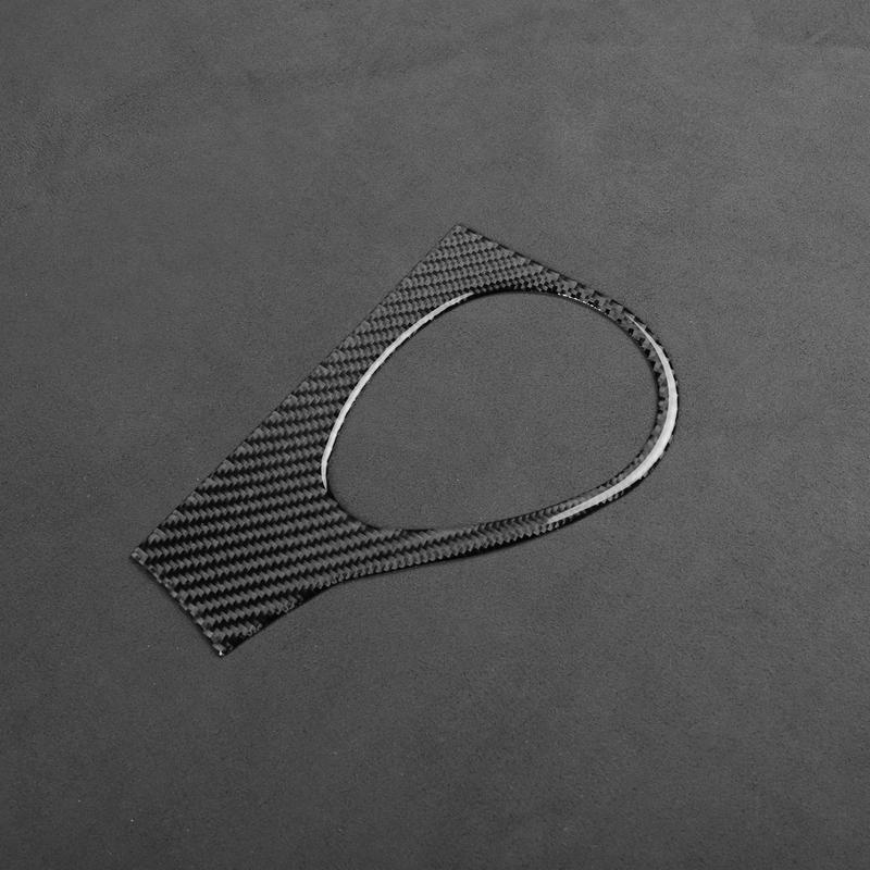 For Renault Clio 3 2006-2012 Real Carbon Fiber Stickers Driver's Side Air Vent Panel Cover Car Accessories Interior Decorative