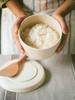 MAKANAIKEIKAKU Kitchenware Rice Jar/Rice Warmer White L