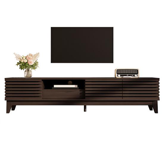 TV Cabinet with One Drawer And Two Doors, TV Furniture, TV Panel, TV Cabinet. Unique Design, Vintage Wood Color.