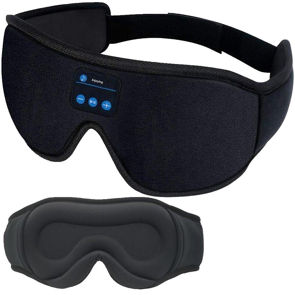 3D Bluetooth Stereo Sleep Mask with Light Blocking & Eye Fatigue Relief