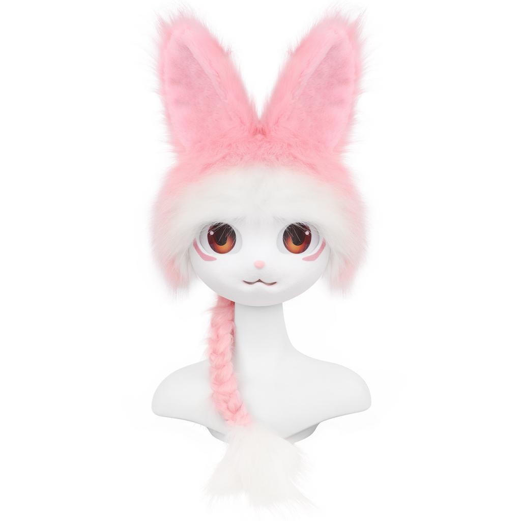The New Fury Kig Animal Clothing Finished Beast Head Rabbit Wearable Lolita Beast Head Cos Comic Show Orc Costume
