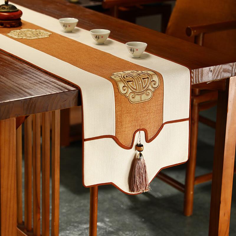 New Chinese Style Flax Table Runner