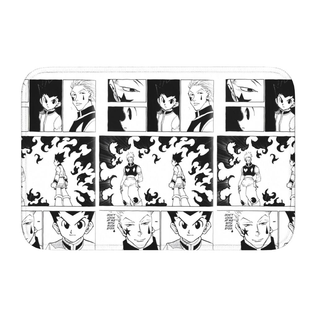 HXH Anime Doormat Anti-Slip Bath Kitchen Welcome Mat Toilet Door Floor Entrance Carpet Rug Footpad