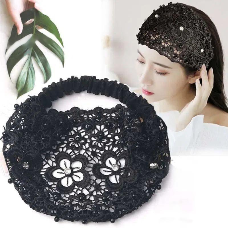 Stylish Lace Hairband With Comfortable Elastic Band Lightweight Design Headband Ideal For Fashion Accessories