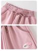 Plus Size Girls' Loose Fit Winter Sports Pants with Velvet Lining