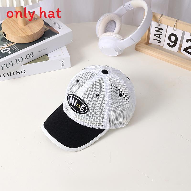 Summer Mesh Baseball Cap With Alphabet Letters For Kids Sun Protection And Breathability