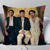 Band J-Jonas B-Brothers Pillow Case Square Pillow Bedroom Sofa Leisure Comfort Cushion Car Living Room Home Decoration 40X40