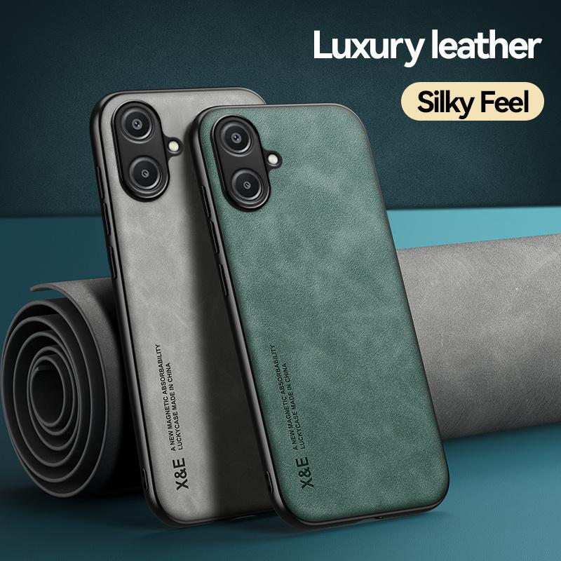 Funda For Samsung Galaxy A06 Case Leather Magnetic Silicone Shockproof Phone Case for Sumsung A06 A 06 GalaxyA06 6.7" Back Cover