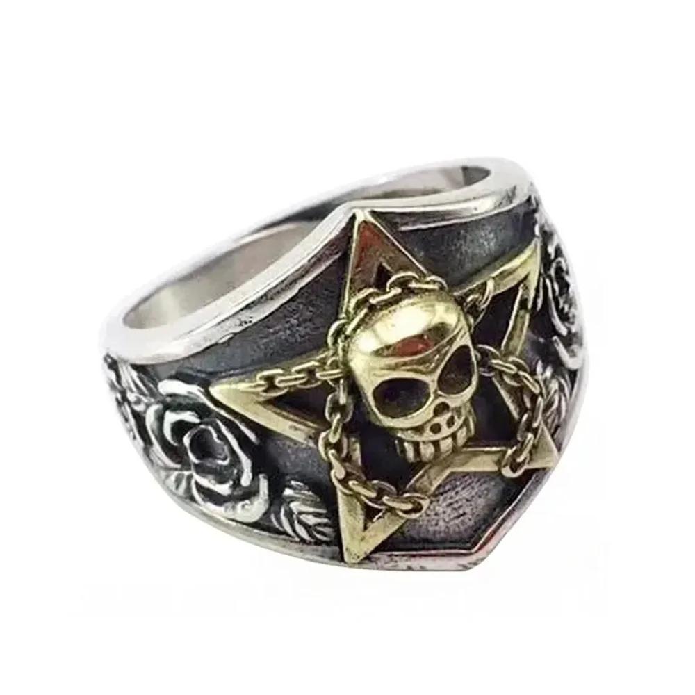 Europe and The United States Fashion A Variety of Men and Women Hip-hop Trend Punk Ring Street Party Gift Skull Ring Accessories