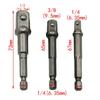 Socket Adapter, 8 Pack Hex Grip To   Head Drill Socket Adapter Drill Bit Socket Adapter Set