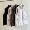 Down Jacket Vest Women's Short Autumn and Winter New Down Jacket Wearing Vest White Duck Down Vest Jacket