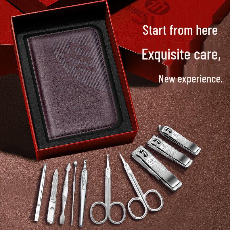 777 10-Piece Nail Clipper & Grooming Set