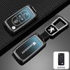 New Alloy Car Flip Remote Key Case Fob Cover Protector Shell for Peugeot 207 307 F308 407 607 807 Protector Keychain Accessories