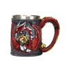 Gem Guardian Dragon Stainless Steel Beer Cup Large Capacity High Value Export Draft Beer Cup Mysterious Gift Cup