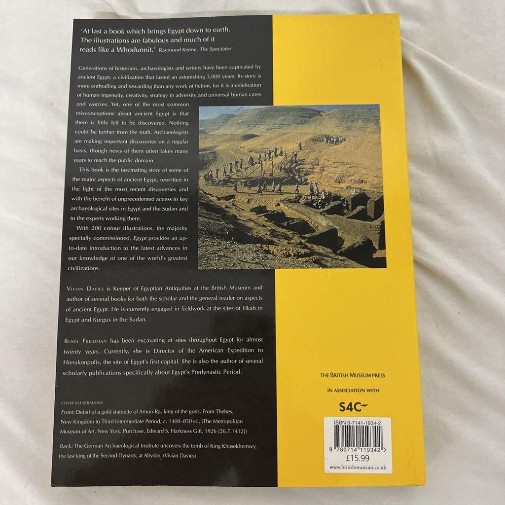 [USED] EGYPT VIVIAN DAVIES AND RENEE FRIEDMAN