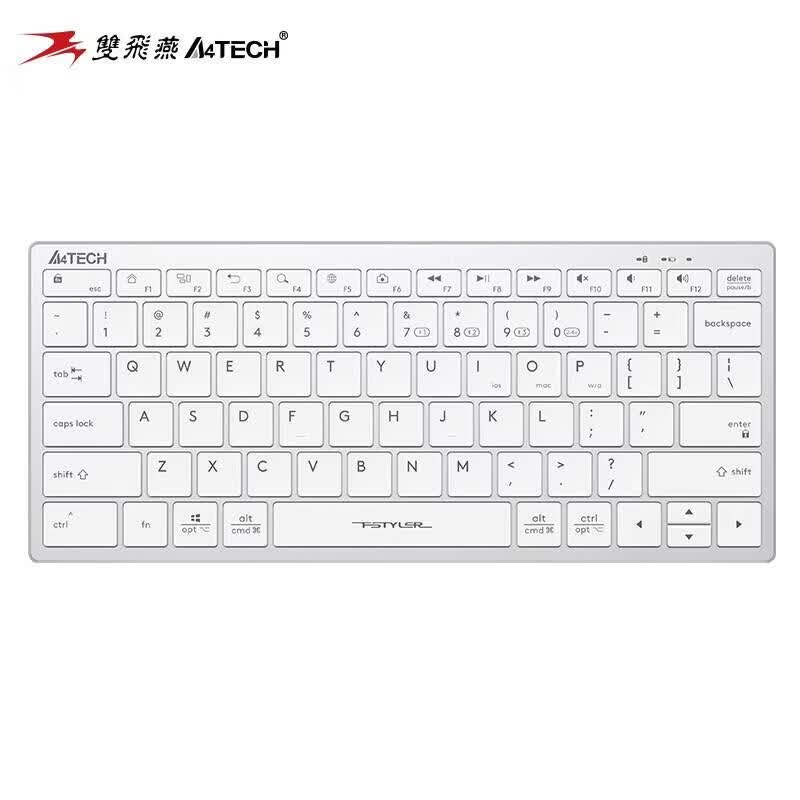 A4TECH FBX51C 78-Key Wireless Bluetooth Multi-Device Keyboard