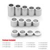 13-Piece Harley Motorcycle Bobber Wheel Spacer Set, 3/4" Axle, 1-1/8" Outer Diameter