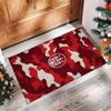 FC St. Pauli Football Print Crystal Velvet Rug, Comfortable Water Absorbent Non Slip Indoor Floor Carpet
