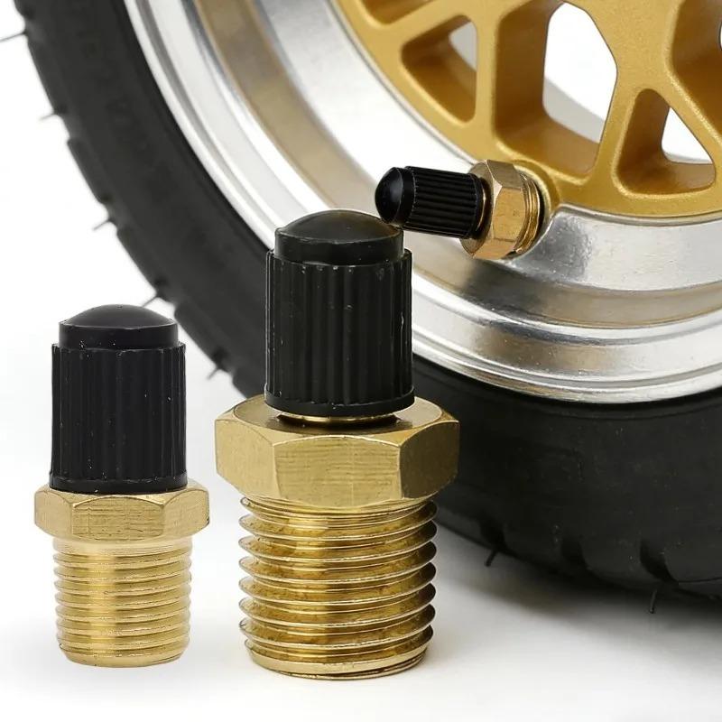 1/2pcs Professional 1/4 NPT 1/8 NPT M10 Car Tire Valve Core Air Compressor Tanks Fill Valve Anti-Corrosion Schrader Valves