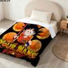 1PC Dragon Ball Adventure Custom Name Patterned Flannel Blanket Suitable For All Seasons for Home Decor Warmth and Comfort Gifts Holiday Gift